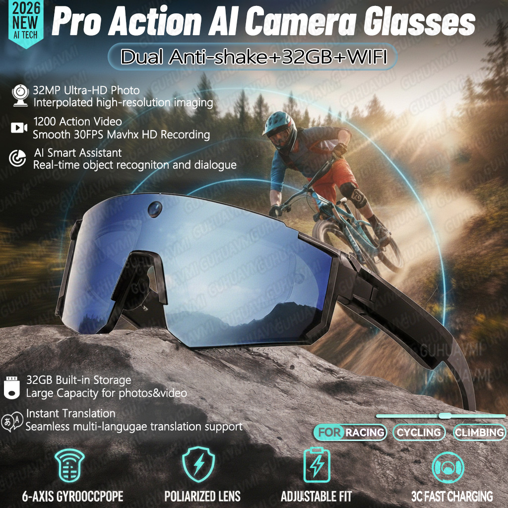 Smart Glasses Lens - نظارات ذكية جديدة للتصوير والتسجيل بتقنية
