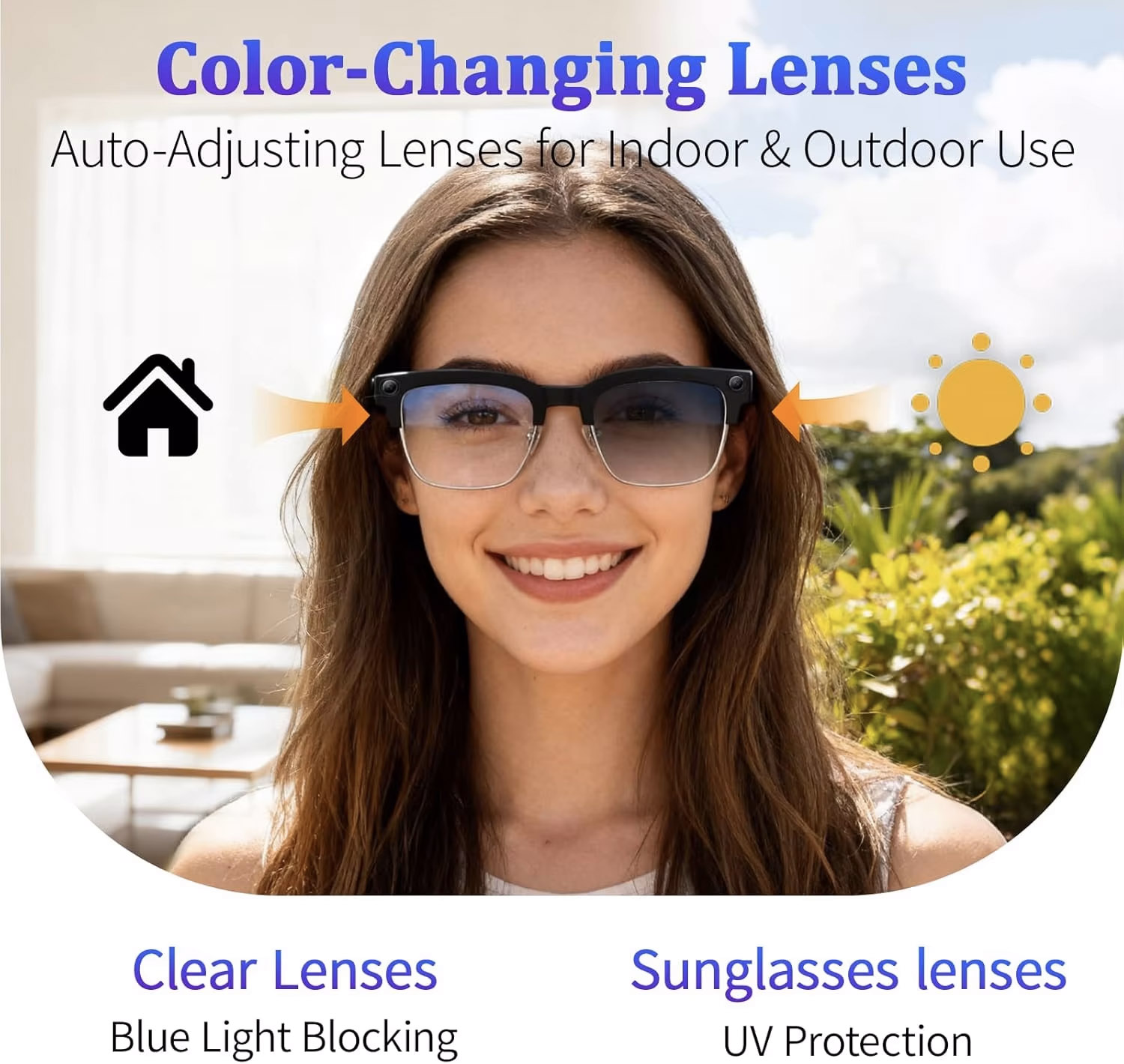 نظارات ذكية بتقنية الذكاء الاص - مراجعة Smart Glasses Lens وسعره