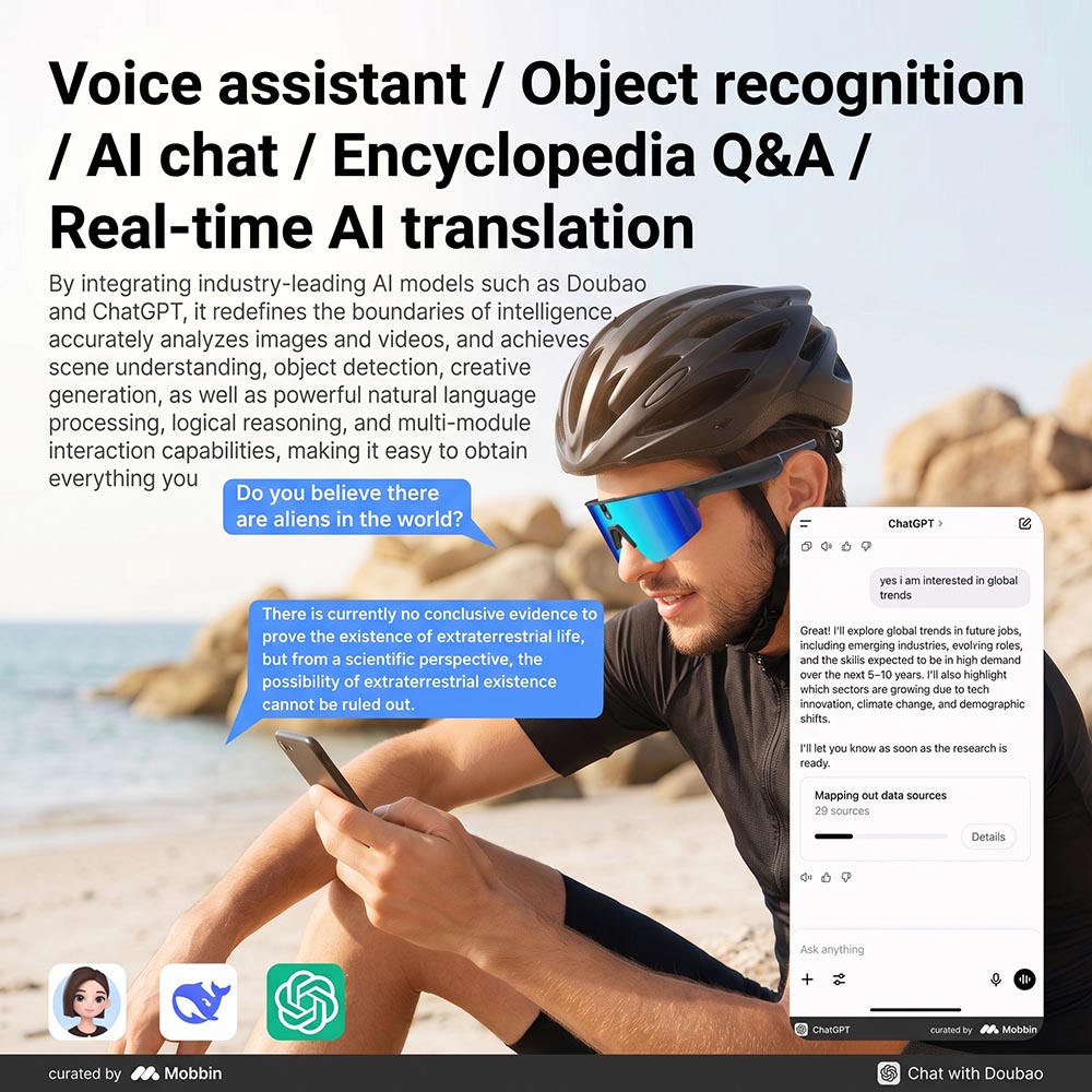 نظارات ذكية بتقنية الذكاء الاص - مراجعة Smart Glasses Lens وسعره