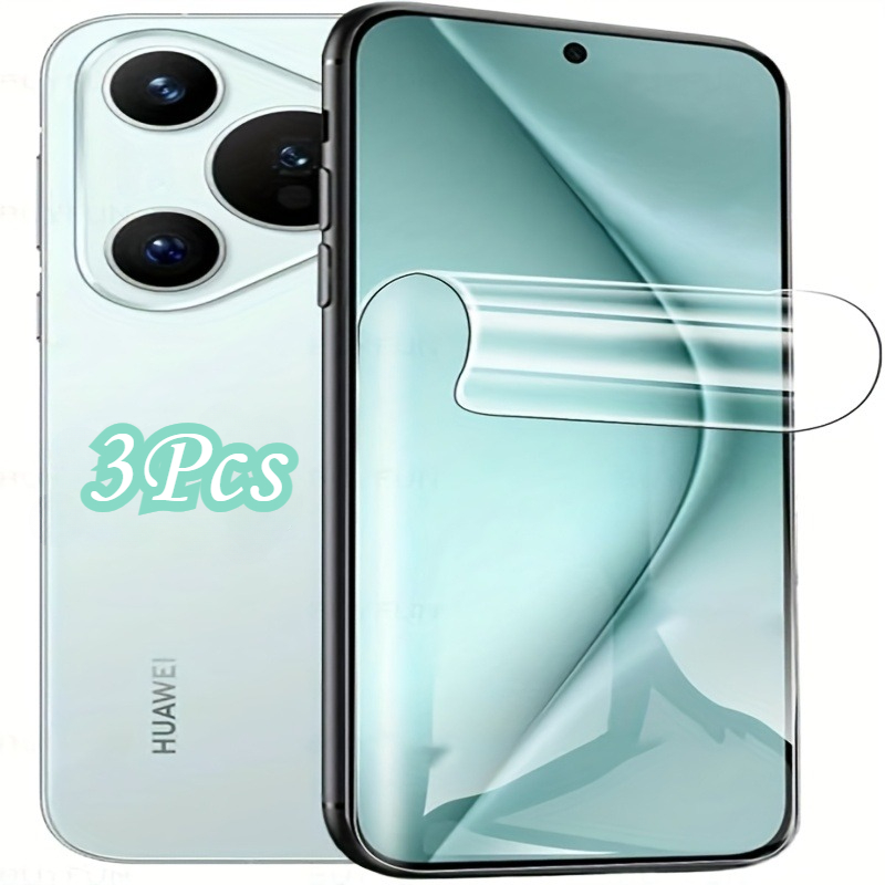 3 قطعة واقي للشاشة هيدروجيل في - مراجعة Huawei Mate 60 وسعره