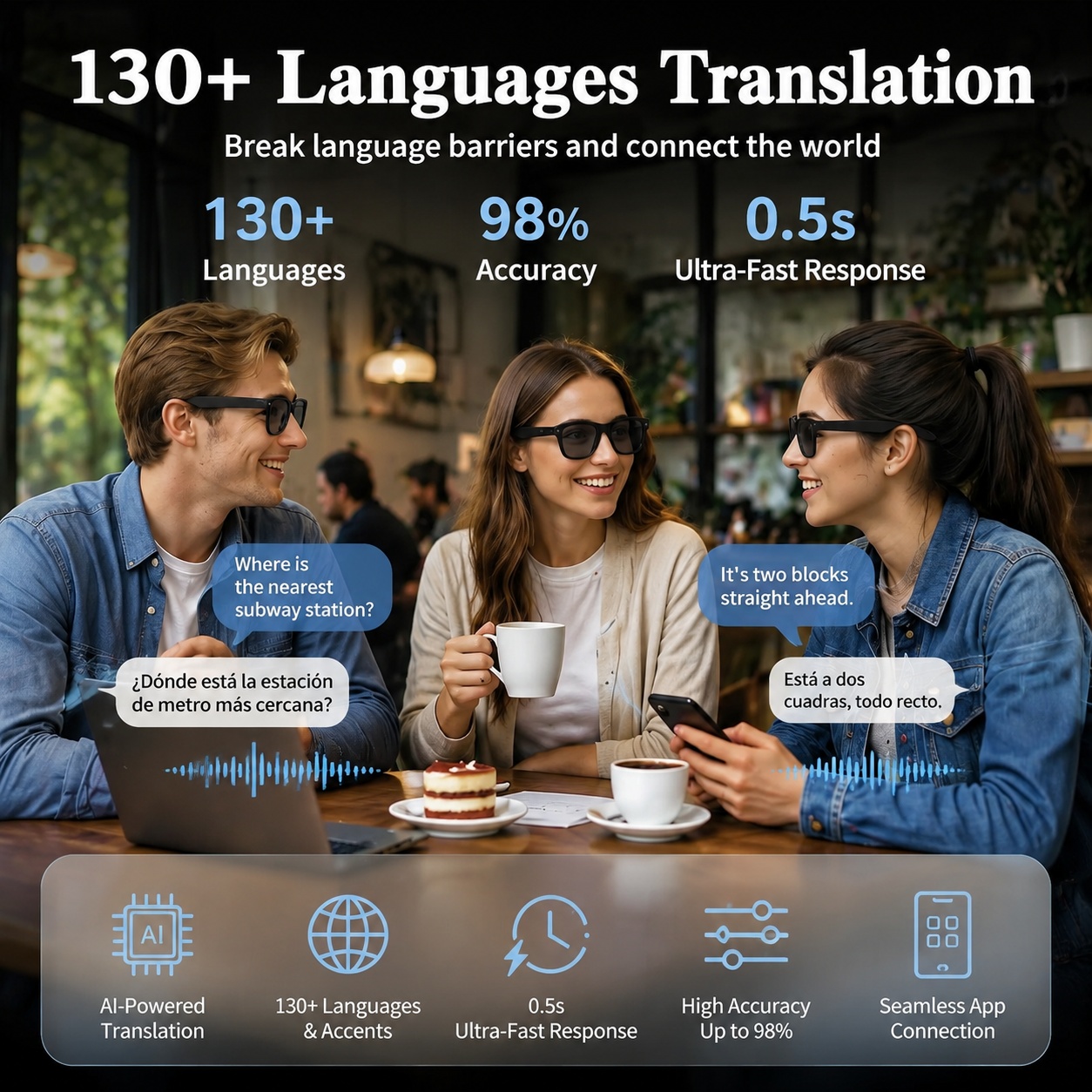 نظارات ذكية بتقنية الذكاء الاص - مراجعة Smart Glasses Lens وسعره